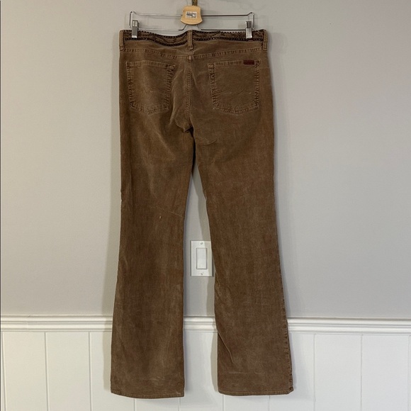 7 for all mankind bootcut western corduroy jeans 32 - Picture 5 of 7